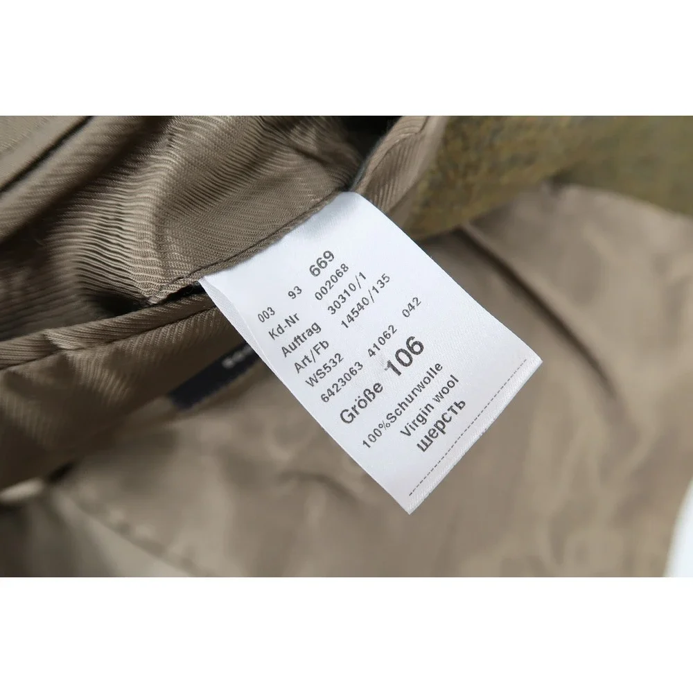 Kirsch Hand-Made Stretch 500 C Wool Three‎ Button Blazer Jacket Size 56 (46 US)